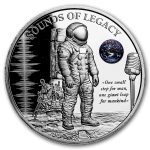 2026 Liberia 1 oz Silver Sounds of Legacy: Moon Landing