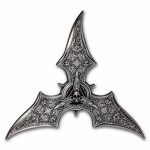 2026 Liberia 2 oz Silver Ninja Shuriken Shaped Coin (Box & COA)