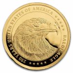 2026 Liberia $25 1/200 oz Gold Bald Eagle Proof