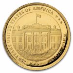 2026 Liberia $25 1/200 oz Gold White House Proof