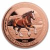 2026 Liberia 5 oz Copper Clydesdale Horse (COA)