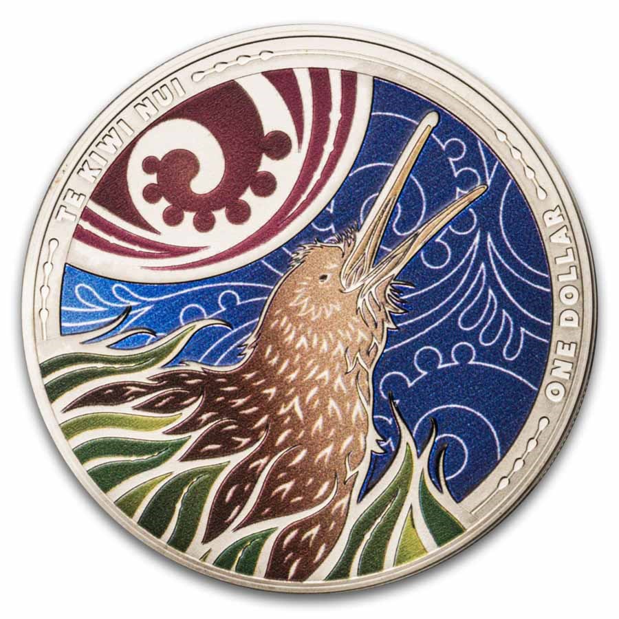 2026 New Zealand 1 oz Silver Proof North Island Brown Kiwi
