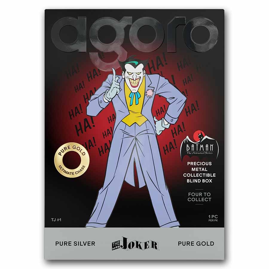 2026 Niue 1/2 oz Silver $1 DC Joker: Animated Series Blind Box