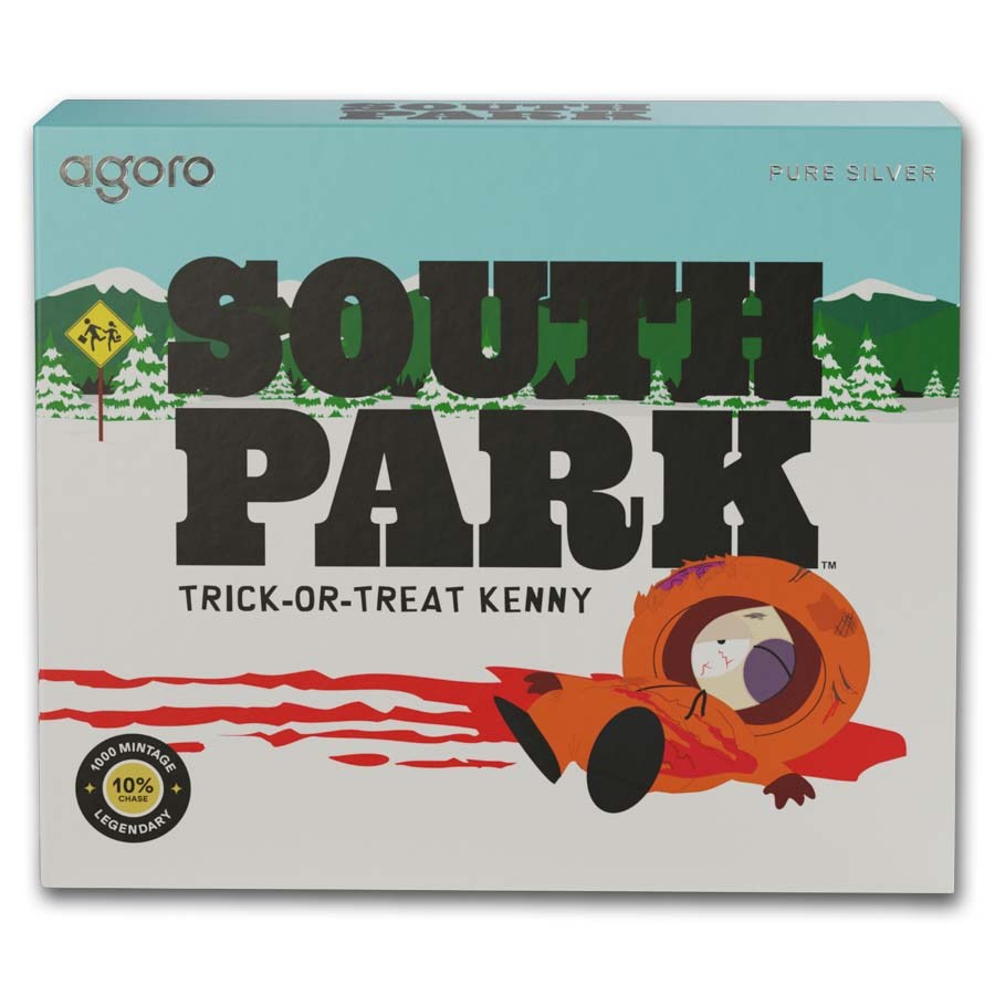 2026 Niue 1/3 oz Silver $2 South Park: Trick or Treat Kenny