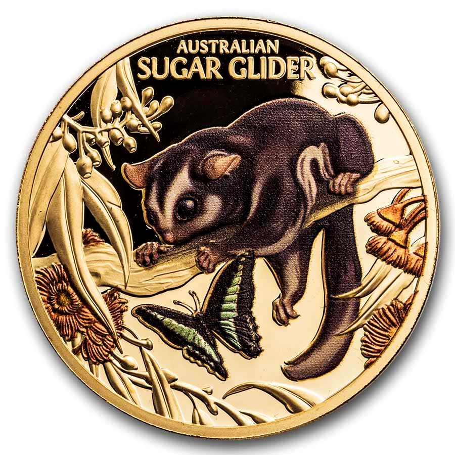 2026 Niue 1 oz Gold Proof Baby Sugar Glider (w/ Box & COA)