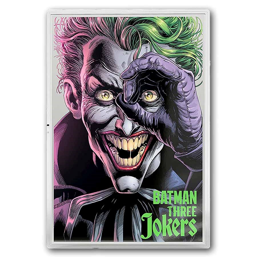 2026 Niue 1 oz Silver $2 DC Batman Three Jokers The Comedian Foil