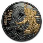 2026 Niue 1 oz Silver Black Proof Monkey King (w/ Box & COA)