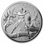 2026 Niue 1 oz Silver Camelot: Sir Perceval BU