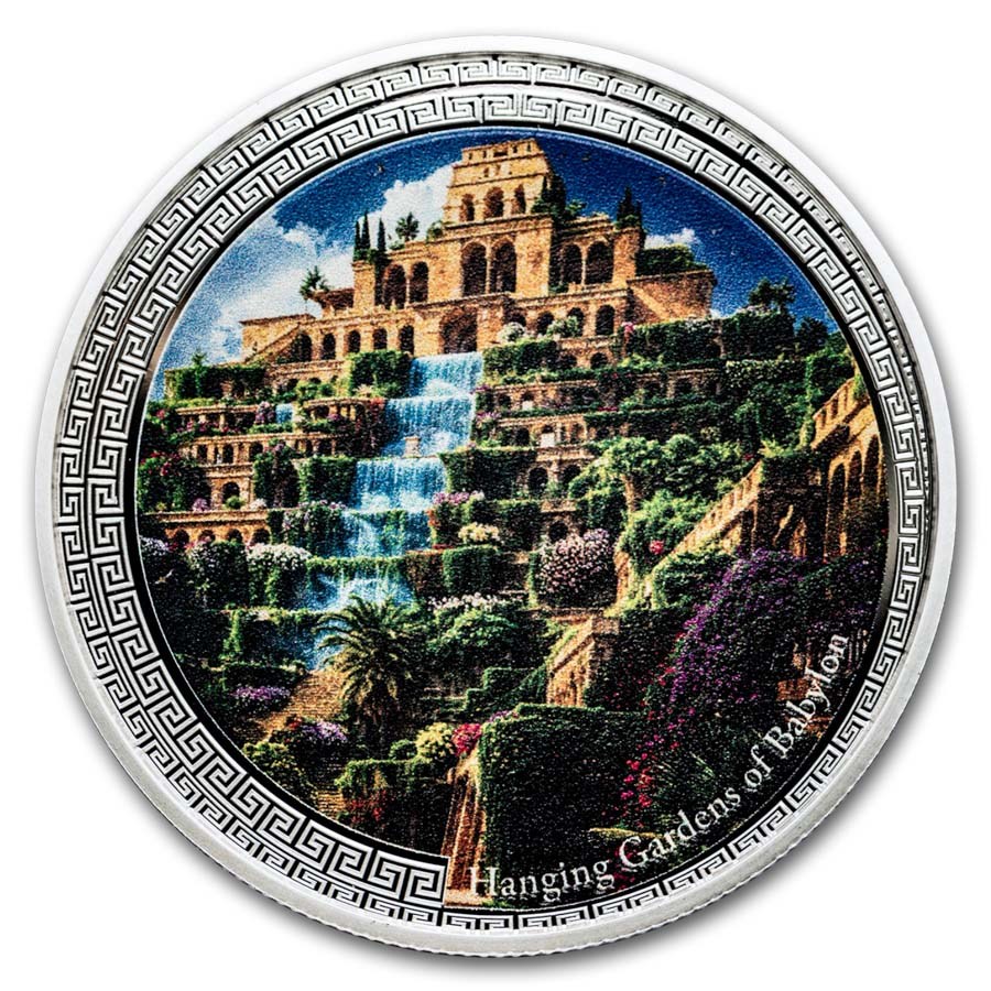 2026 Niue 1 oz Silver Hanging Gardens of Babylon (w/ Box & COA)