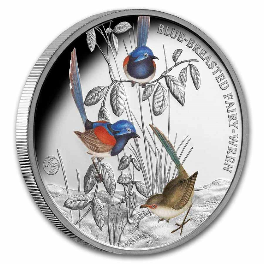 2026 Niue 1 oz Silver Proof Blue-Breasted Fairy-Wren (Box & COA)