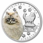 2026 Niue 1 oz Silver Proof Cat Breeds: Siberian