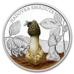 2026 Niue 1 oz Silver Proof Colorized Mushrooms: Stinkhorn