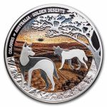 2026 Niue 1 oz Silver Proof Colours of Australia; Golden Deserts