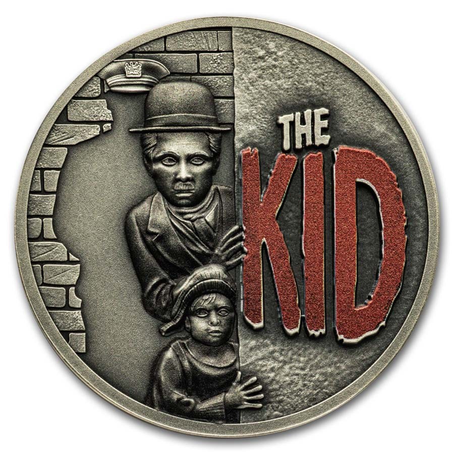 2026 Niue 1 oz Silver Silent Film Classics: The Kid (Box & COA)