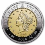 2026 Niue 2 oz Silver 1849 Liberty Head Double Eagle