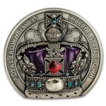 2026 Niue 2 oz Silver Antique Imperial Crown Shaped Coin