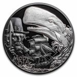 2026 Niue 2 oz Silver Black Proof Moby Dick (w/ Box & COA)