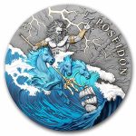 2026 Niue 2 oz Silver Poseidon (Colorized) w/Box & COA