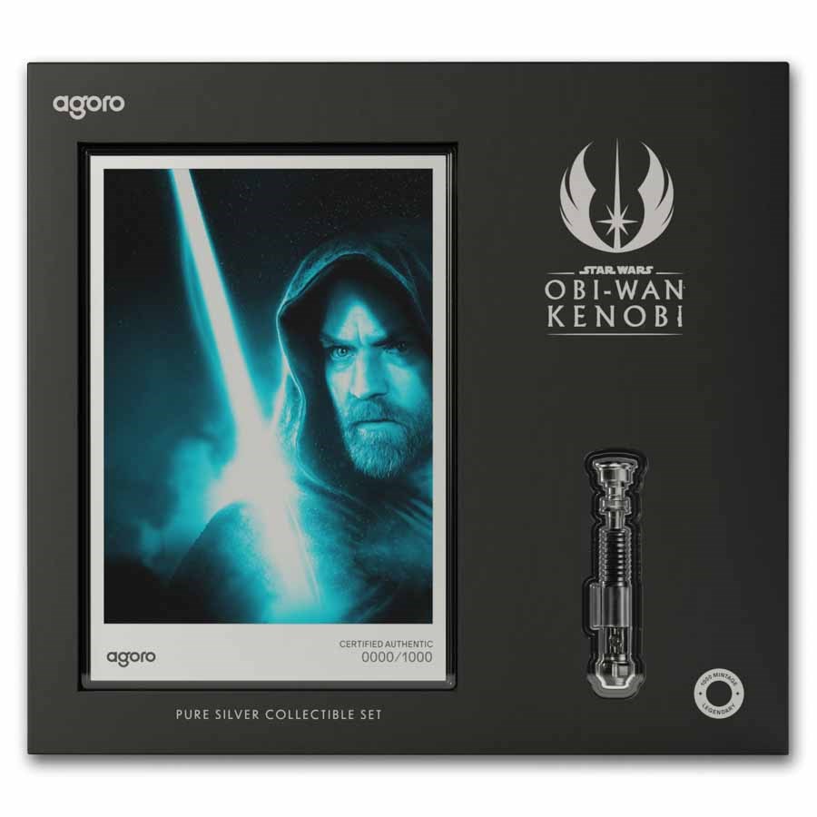 2026 Niue 5g + 1/2 oz Silver Obi-Wan Kenobi Foil & Coin Set