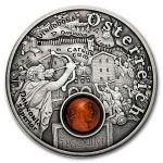 2026 Niue Silver Antique Amber Route: Austria (w/ Box & COA)