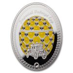 2026 Niue Silver Faberge Eggs: Coronation Egg (Box & COA)