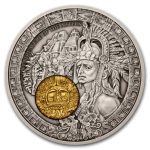 2026 Niue Silver The Greatest Treasures: Aztecs - Gold Gilded