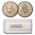 2026-P Donald Trump Semi. Dollar 25 Coin Roll BU (No Privy)