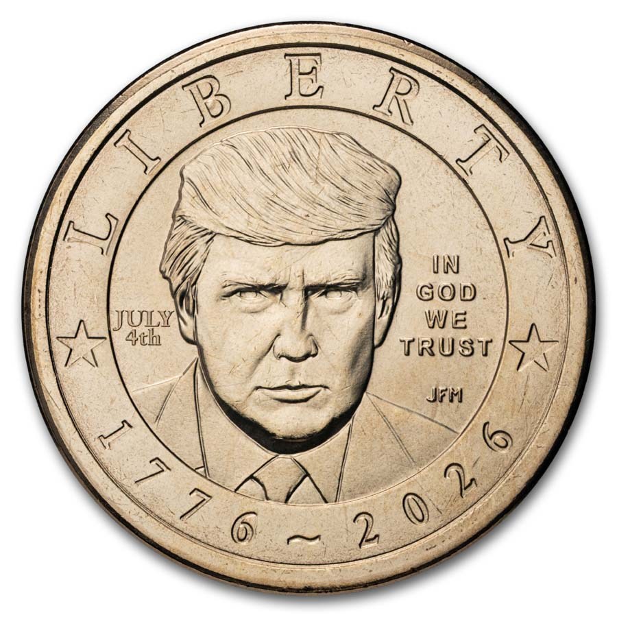 2026-P Donald Trump Semiquincentennial Dollar BU (July 4th Privy)