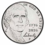 2026-P Jefferson Semiquincentennial Nickel BU