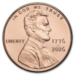 2026-P Lincoln Cent Dual Date Brilliant Uncirculated (Red)