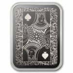 2026 PAMP 1 oz Silver Queen of Spades Shaped Coin
