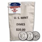 2026-P&D Emerging Liberty Dime $20 Mint Sealed Bag mixed BU