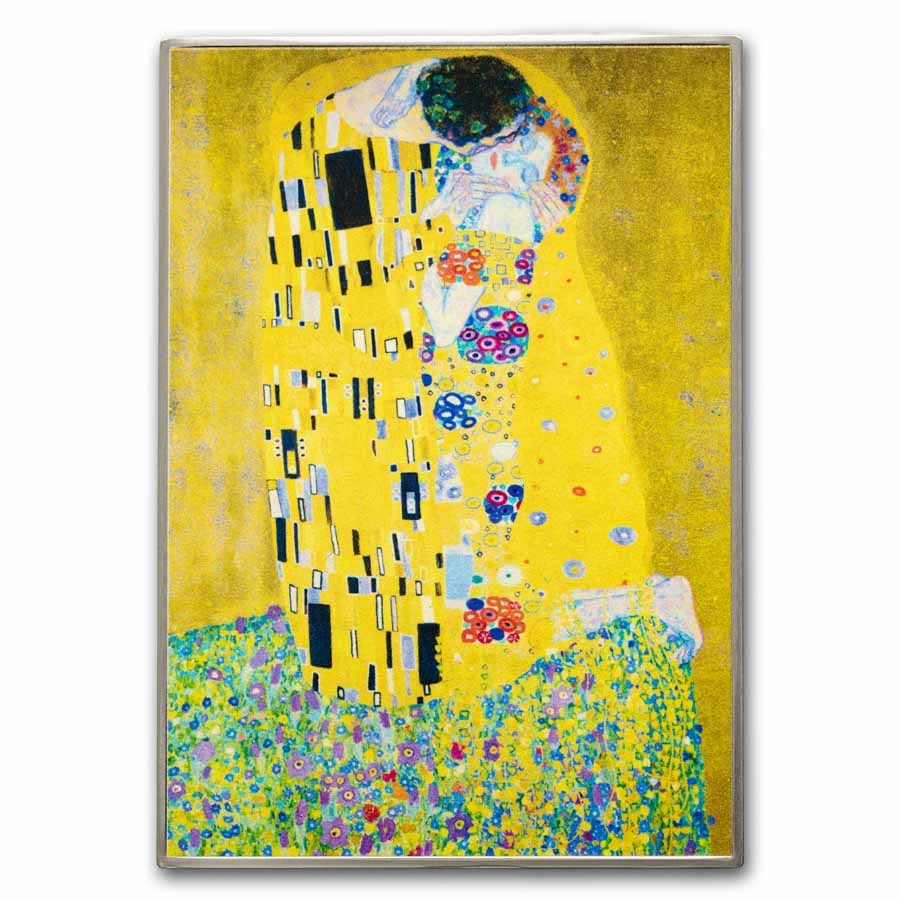 2026 Rep. of Cameroon 1 oz Silver Art Gallery: Klimt - The Kiss
