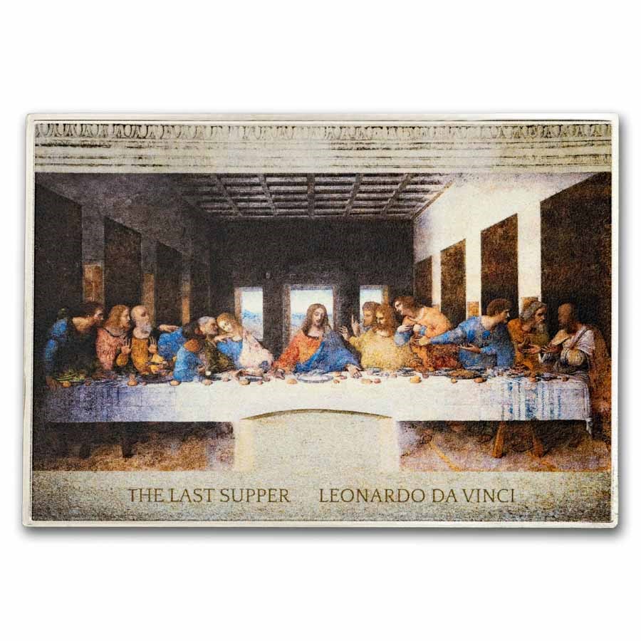 2026 Rep. of Cameroon 1 oz Silver Art Gallery: The Last Supper
