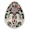 2026 Republic of Ghana 1 oz Silver Ukrainian Pysanka: Zoretsvit