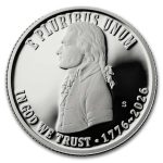 2026-S Declaration of Independence Quarter Silver Proof
