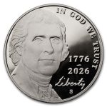 2026-S Jefferson Semiquincentennial Nickel Gem Proof