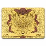 2026 Samoa 1/200 oz Gold Spirit Animals Collection: Fox