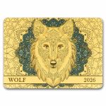 2026 Samoa 1/200 oz Gold Spirit Animals Collection: Wolf