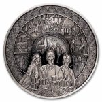 2026 Samoa 1 kilo Silver Harry Potter The Golden Trio 8-Layer