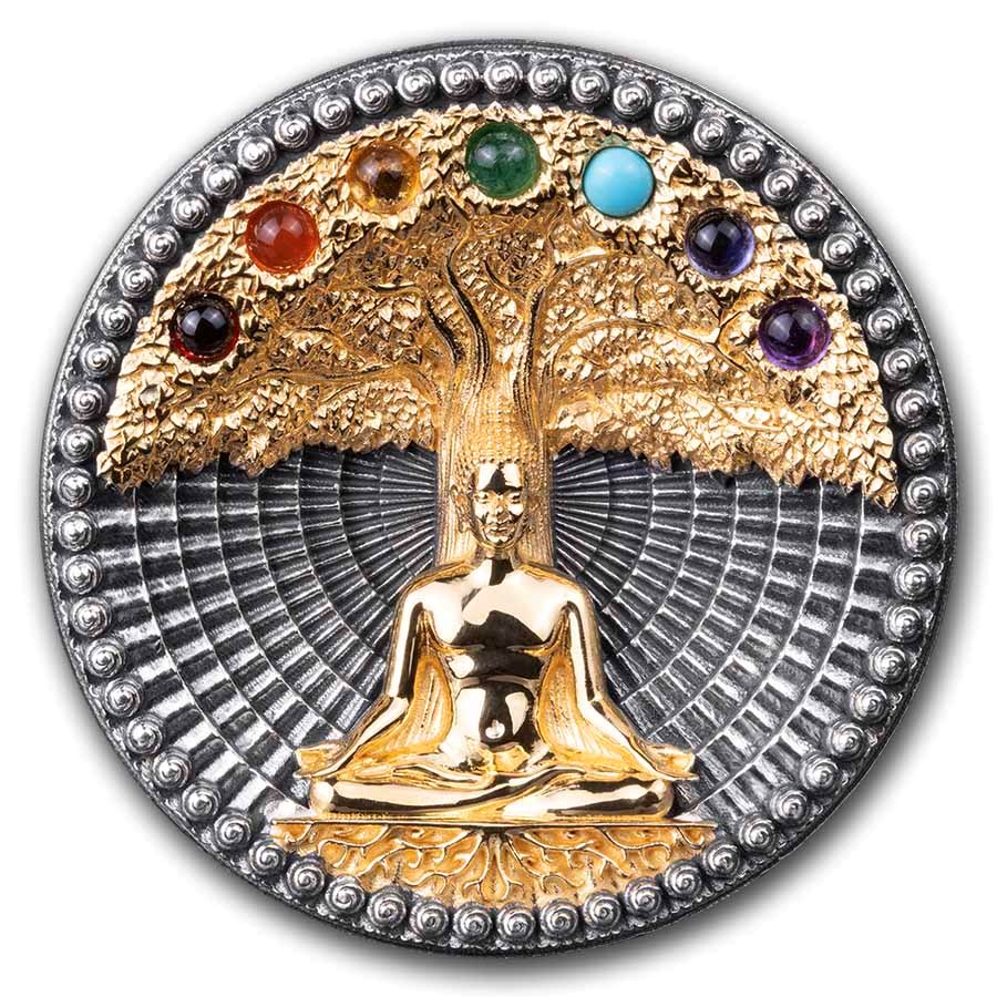 2026 Samoa 3 oz Silver Buddha (w/ Box & COA)