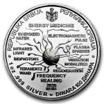 2026 Serbia 1 oz Proof Silver Tesla: Energy Medicine