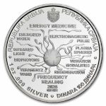 2026 Serbia 1 oz Silver 100 Dinar Tesla: Energy Medicine