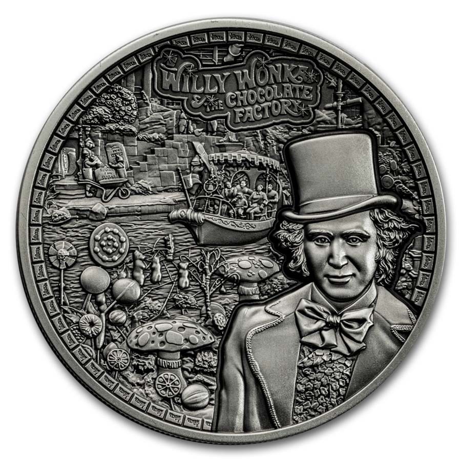 2026 Solomon 100 gram Silver Willy Wonka & The Chocolate Factory