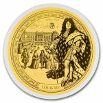 2026 Solomon Islands 1/100 oz Gold Louis XIV (Blister Pack)