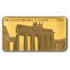 2026 Solomon Islands 1/200 oz Gold Brandenburg Gate Coin Bar