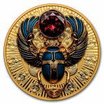 2026 Solomon Islands 2 oz Silver 3D Ancient Egypt Scarab