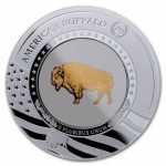 2026 Solomon Islands 2 oz Silver Embracing Gold: Gold Buffalo