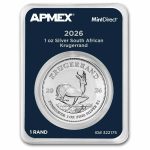 2026 South Africa 1 oz Silver Krugerrand (MintDirect® Single)