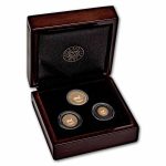 2026 South Africa 3-coin Gold Krugerrand Fractional Reverse Set